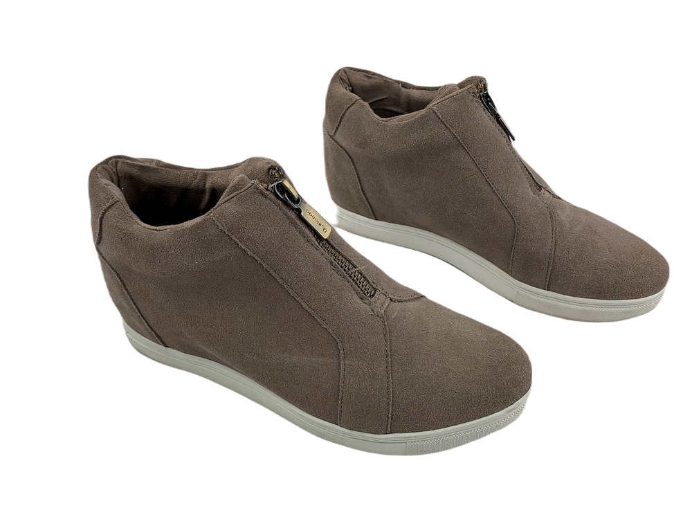 Blondo Women’s Suede Wedge Waterproof High Sneaker Ankle Platform Boots Size 8